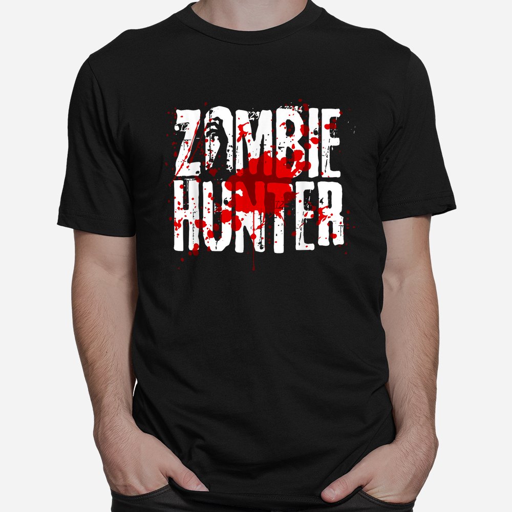 Funny Zombie Hunter Halloween Hunting Shirt 10 funny zombie hunter halloween hunting shirt 1 1