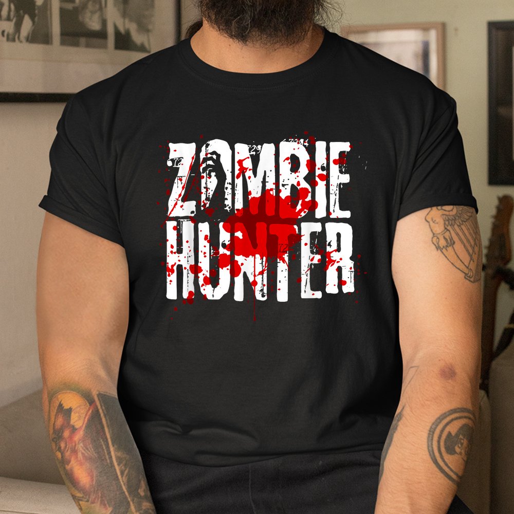 Funny Zombie Hunter Halloween Hunting Shirt Funny Zombie Hunter Halloween Hunting Shirt