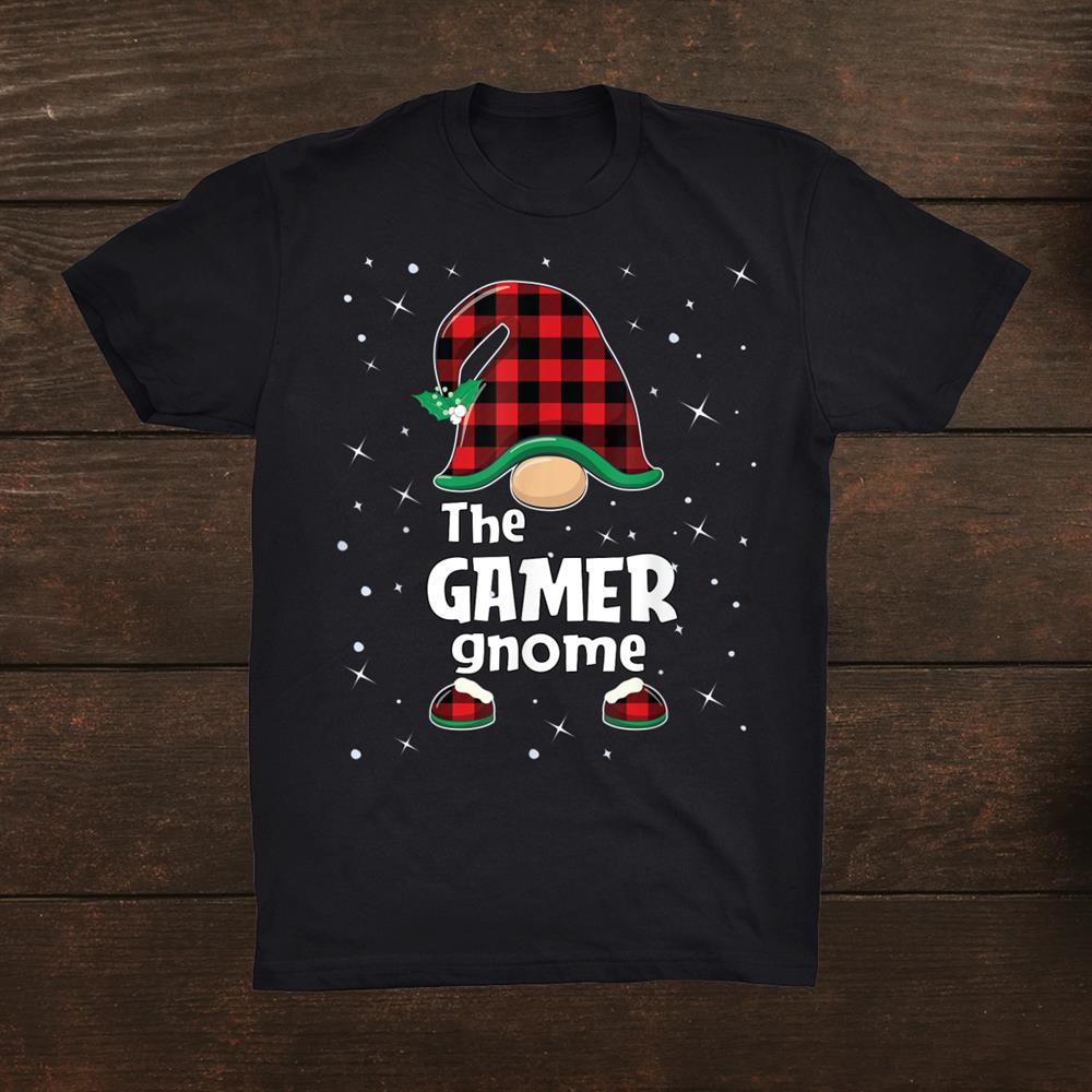 Gamer Gnome Buffalo Plaid Matching Christmas Pajama Shirt Gamer Gnome Buffalo Plaid Matching Christmas Pajama Shirt