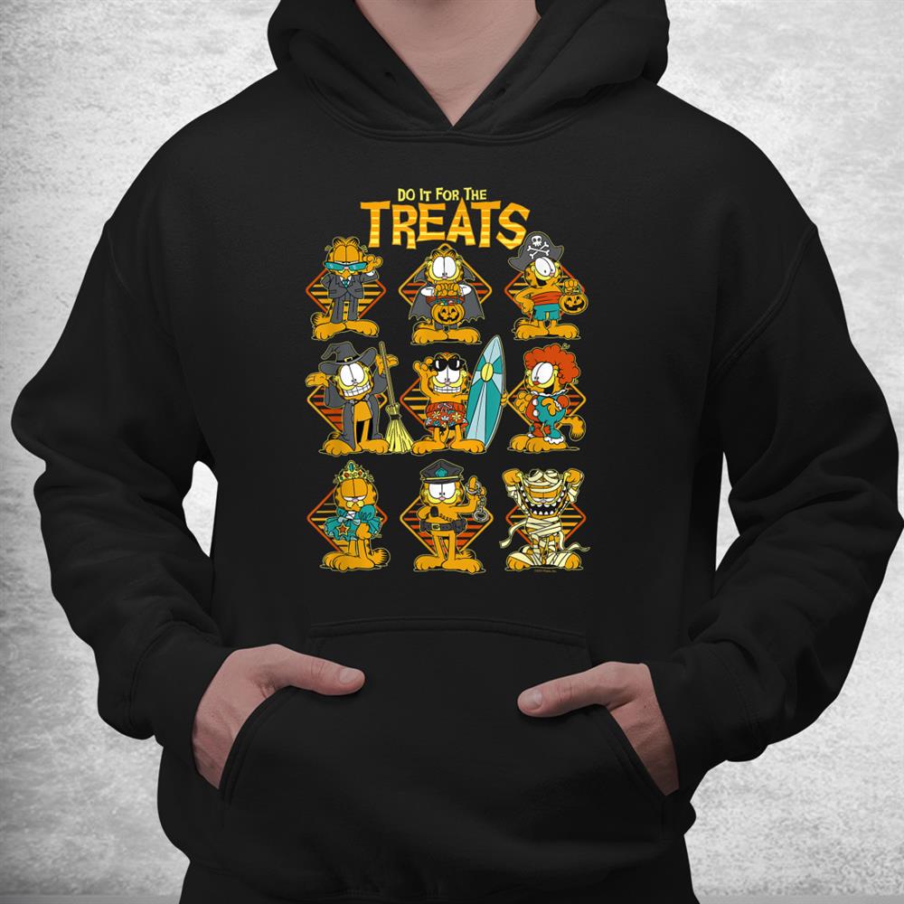 Garfield Grid Do It For The Treats Halloween Costumes Shirt Garfield Grid Do It For The Treats Halloween Costumes Shirt