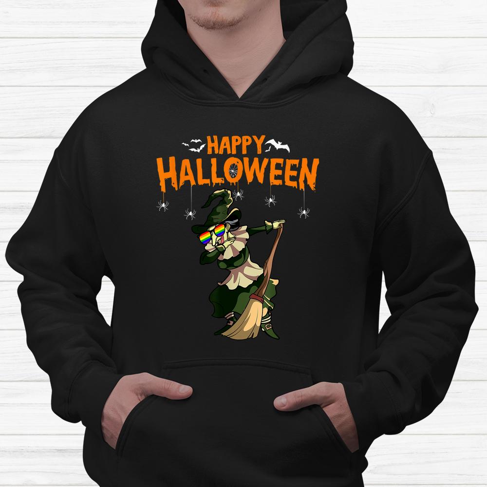 Gay Witch Dabbing Witch Lazy Halloween Shirt Gay Witch Dabbing Witch Lazy Halloween Shirt