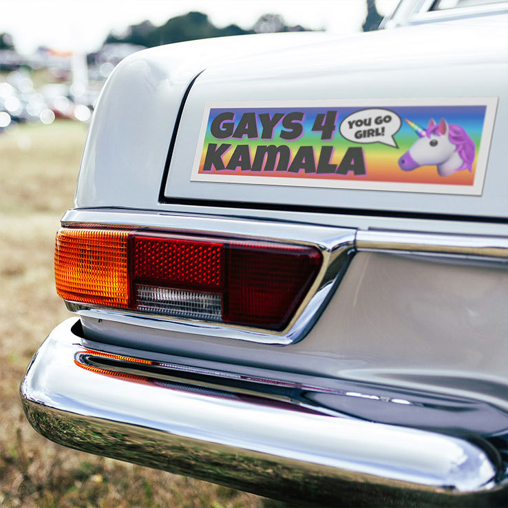 Gays 4 Kamala You Go Girl Car Magnet Gays 4 Kamala You Go Girl Car Magnet