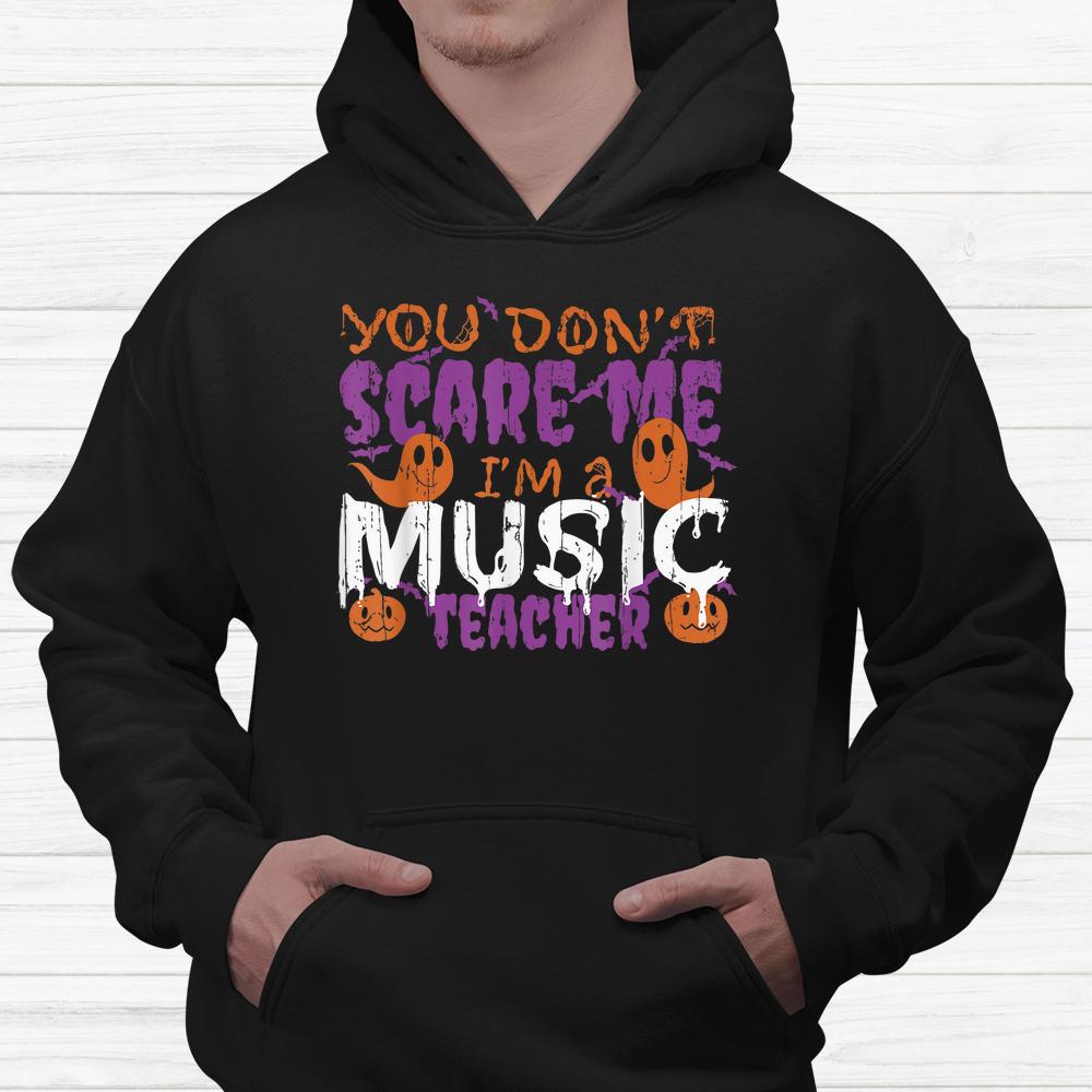 Ghost Creature Pumpkin Music Teacher School Halloween Shirt Ghost Creature Pumpkin Music Teacher School Halloween Shirt