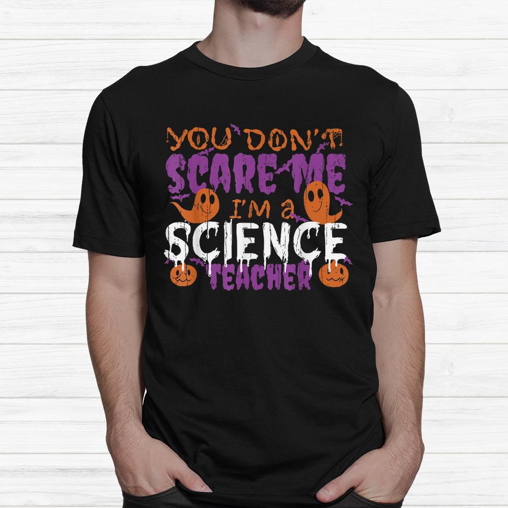 Ghost Creature Pumpkin Science Teacher School Halloween Shirt Ghost Creature Pumpkin Science Teacher School Halloween Shirt
