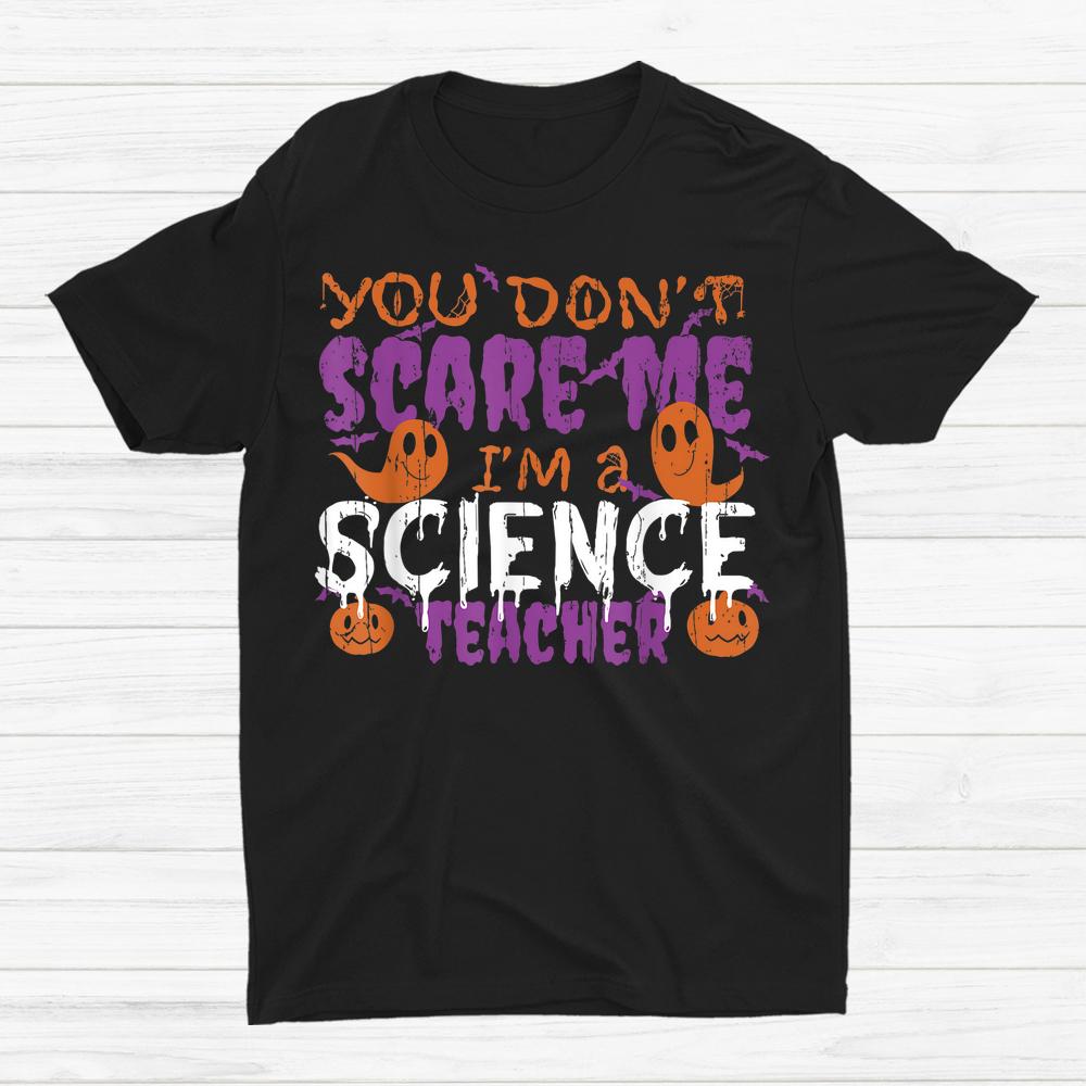 Ghost Creature Pumpkin Science Teacher School Halloween Shirt Ghost Creature Pumpkin Science Teacher School Halloween Shirt