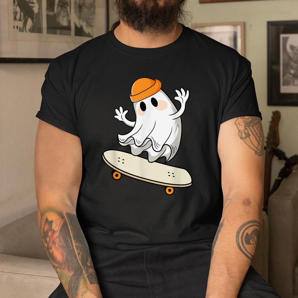 Ghost Skateboard Halloween Shirt Ghost Skateboard Halloween Shirt