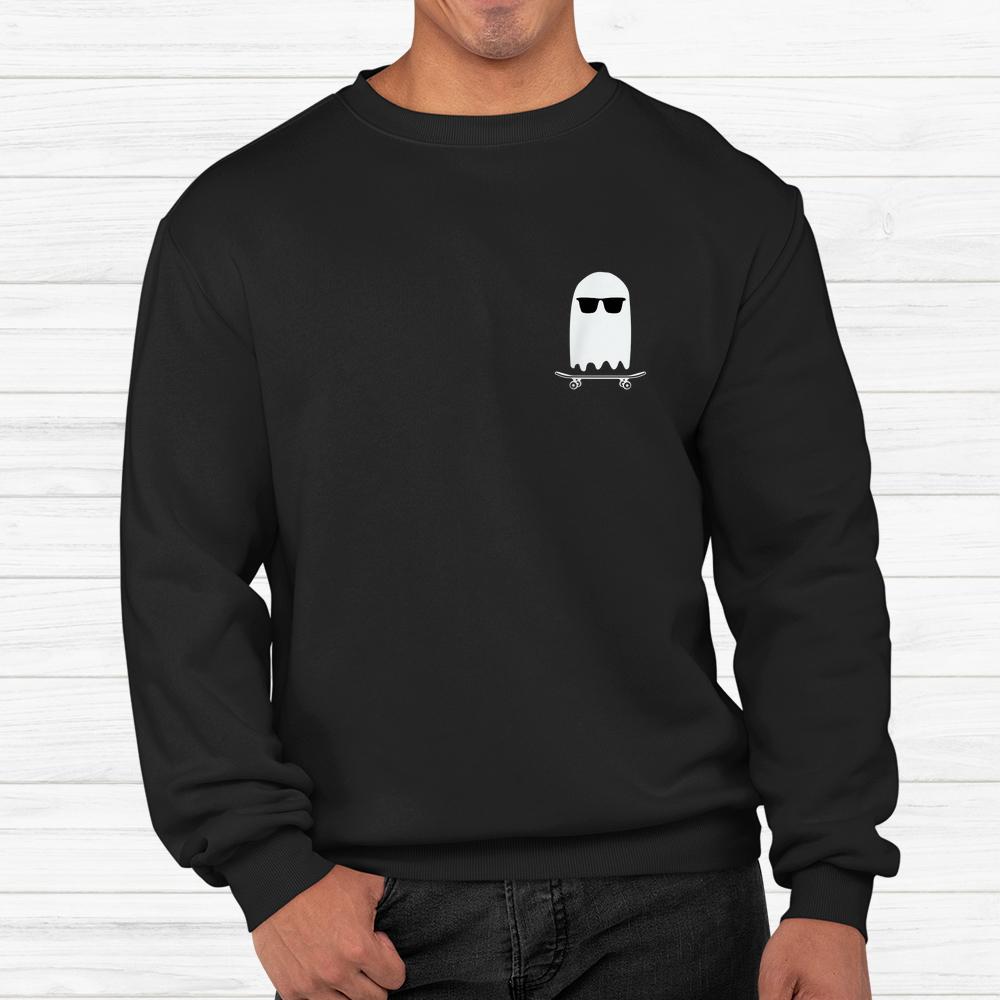 Ghost Skateboard Lazy Halloween Cool Skateboarding Shirt Ghost Skateboard Lazy Halloween Cool Skateboarding Shirt