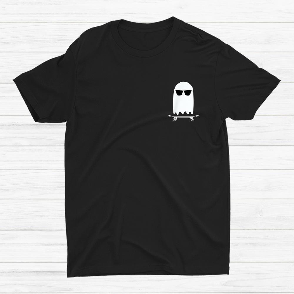 Ghost Skateboard Lazy Halloween Cool Skateboarding Shirt Ghost Skateboard Lazy Halloween Cool Skateboarding Shirt