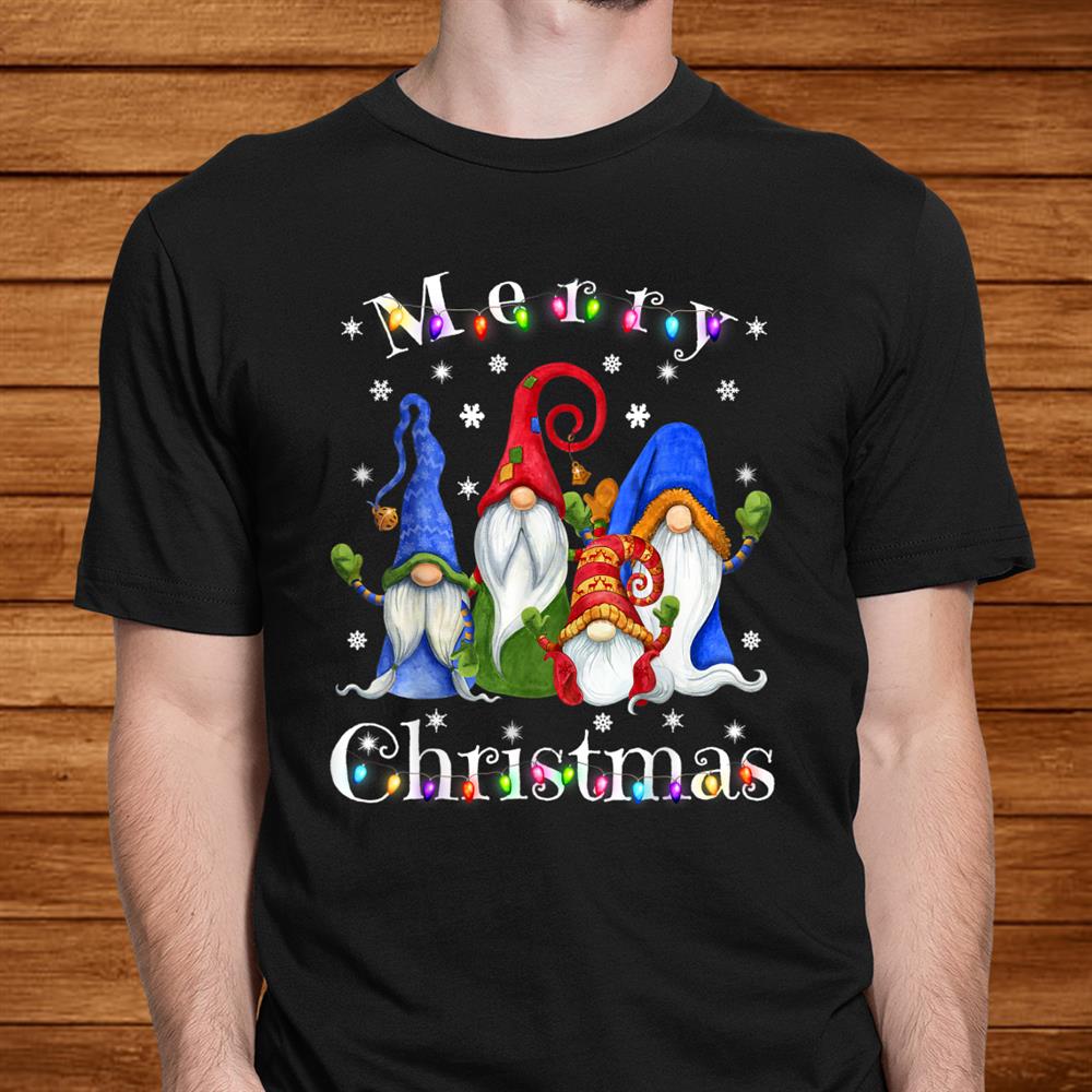 Gnome Christmas Pajamas Garden Gnome Merry Christmas Shirt Gnome Christmas Pajamas Garden Gnome Merry Christmas Shirt