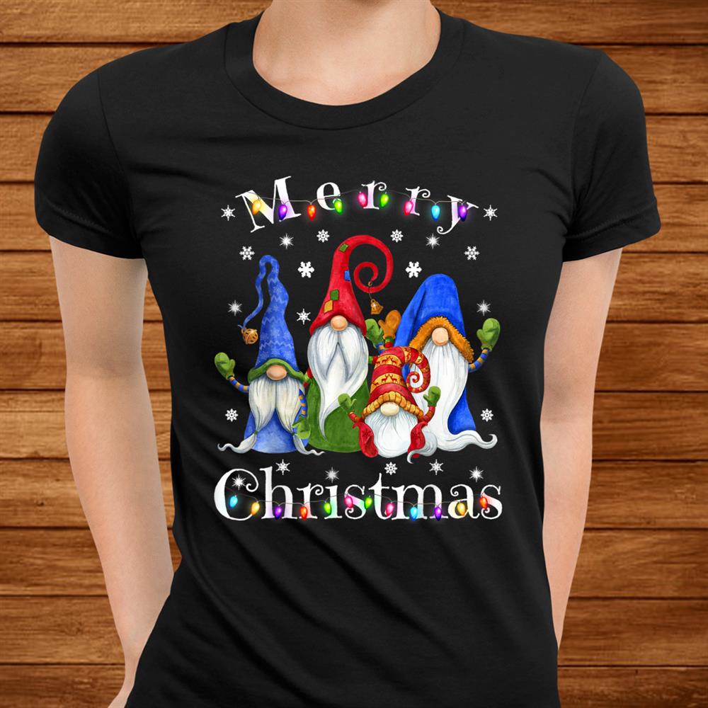 Gnome Christmas Pajamas Garden Gnome Merry Christmas Shirt Gnome Christmas Pajamas Garden Gnome Merry Christmas Shirt