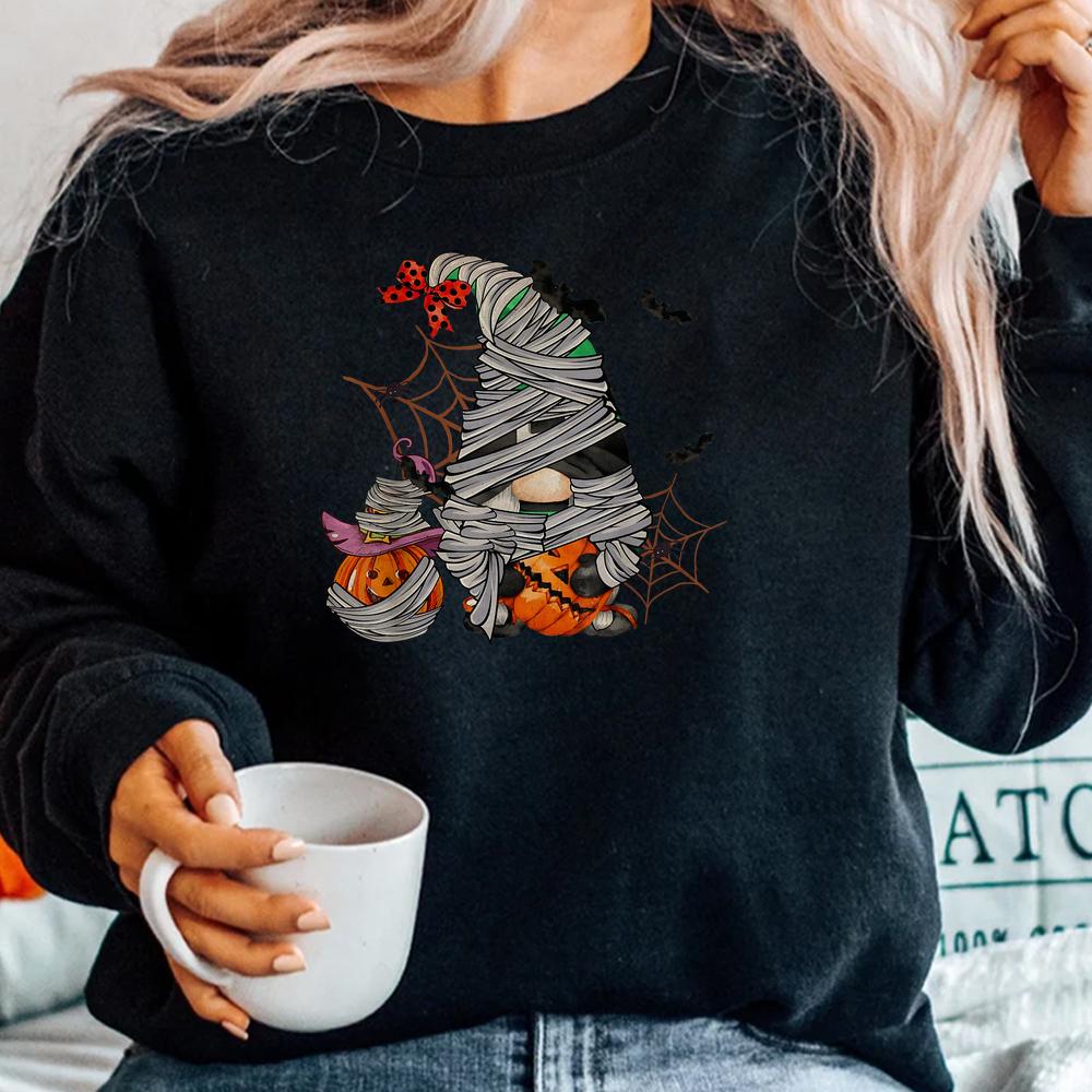 Gnome Mummy Halloween Pumpkin Autumn Fall Holiday Shirt Gnome Mummy Halloween Pumpkin Autumn Fall Holiday Shirt