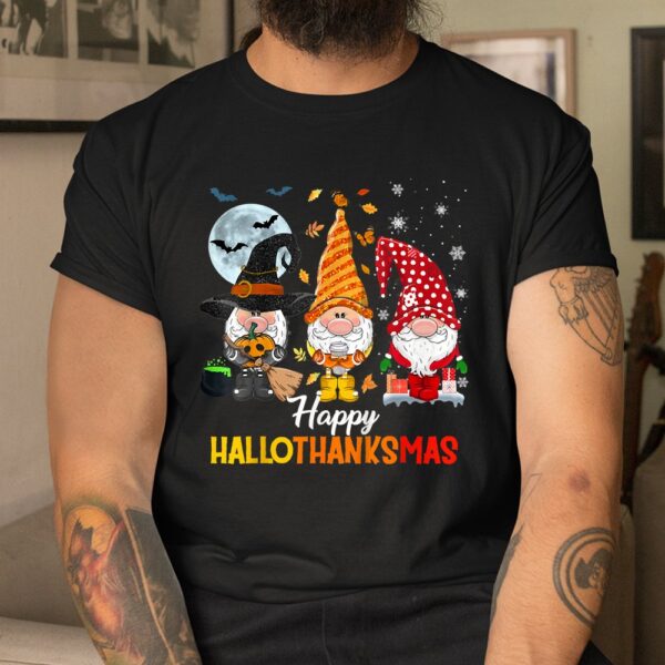 Gnomes Lover Halloween Merry Christmas Happy Hallothanksmas Shirt 8 Gnomes Lover Halloween Merry Christmas Happy Hallothanksmas Shirt