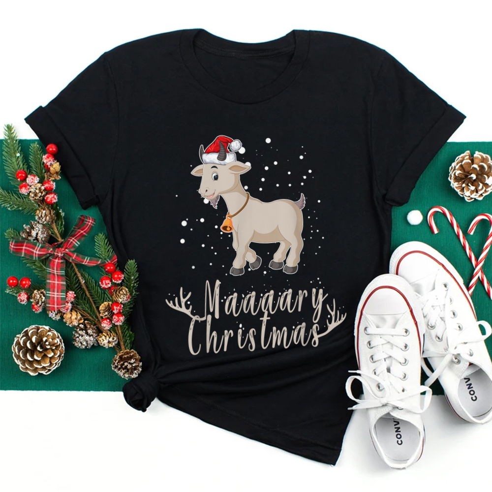 Goat Maaaarry Christmas Cool Santa Goa Shirt Goat Maaaarry Christmas Cool Santa Goa Shirt