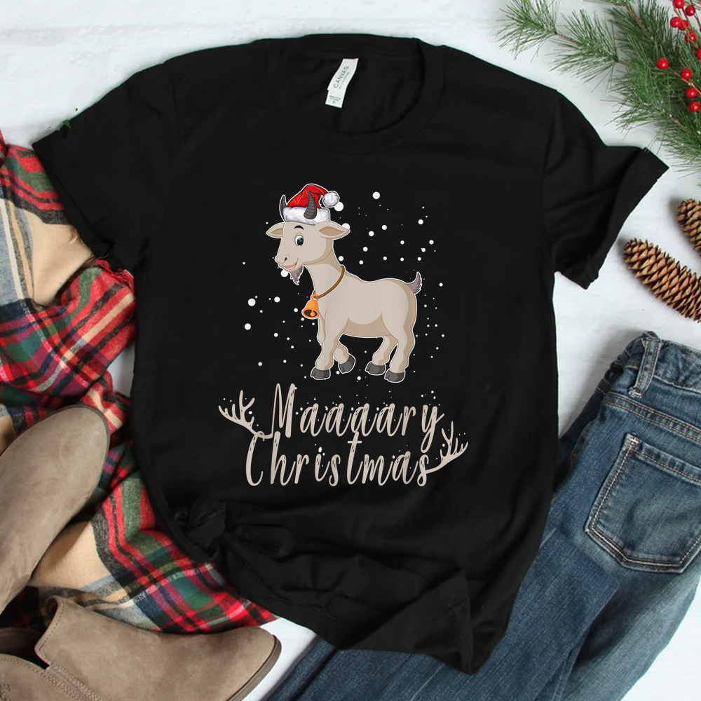 Goat Maaaarry Christmas Cool Santa Goa Shirt Goat Maaaarry Christmas Cool Santa Goa Shirt