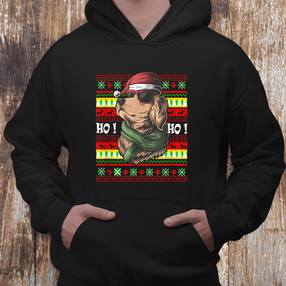 Golden Retriever Ugly Christmas Puppy Dog Lover Shirt Golden Retriever Ugly Christmas Puppy Dog Lover Shirt
