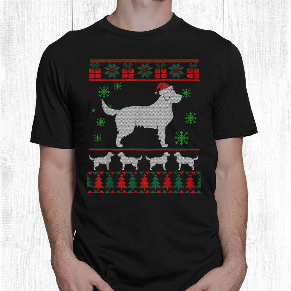 Golden Retriever Ugly Christmas Sweater Gift Dog Pet Lovers Shirt Golden Retriever Ugly Christmas Sweater Gift Dog Pet Lovers Shirt