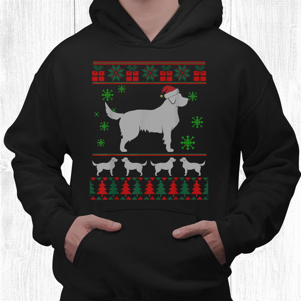 Golden Retriever Ugly Christmas Sweater Gift Dog Pet Lovers Shirt Golden Retriever Ugly Christmas Sweater Gift Dog Pet Lovers Shirt