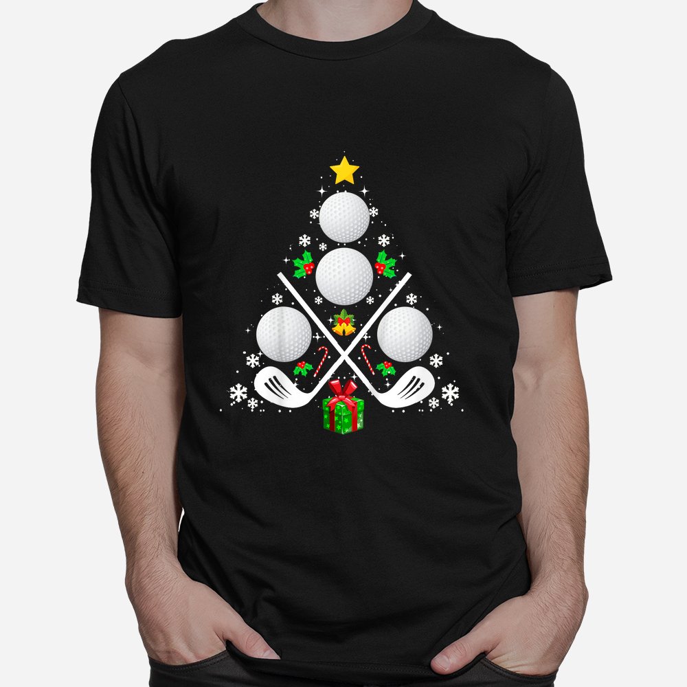 Golf Equipment Christmas Tree Christmas Golf Shirt Golf Equipment Christmas Tree Christmas Golf Shirt
