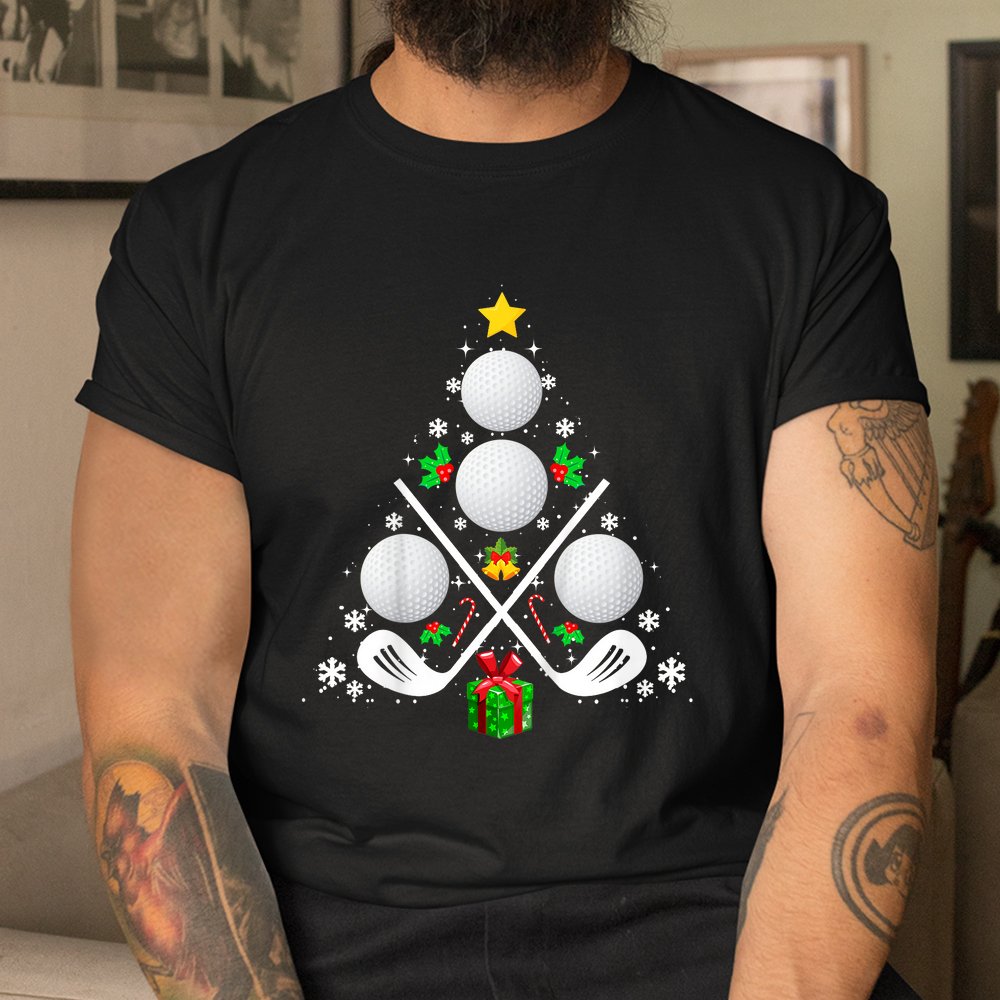 Golf Equipment Christmas Tree Christmas Golf Shirt Golf Equipment Christmas Tree Christmas Golf Shirt
