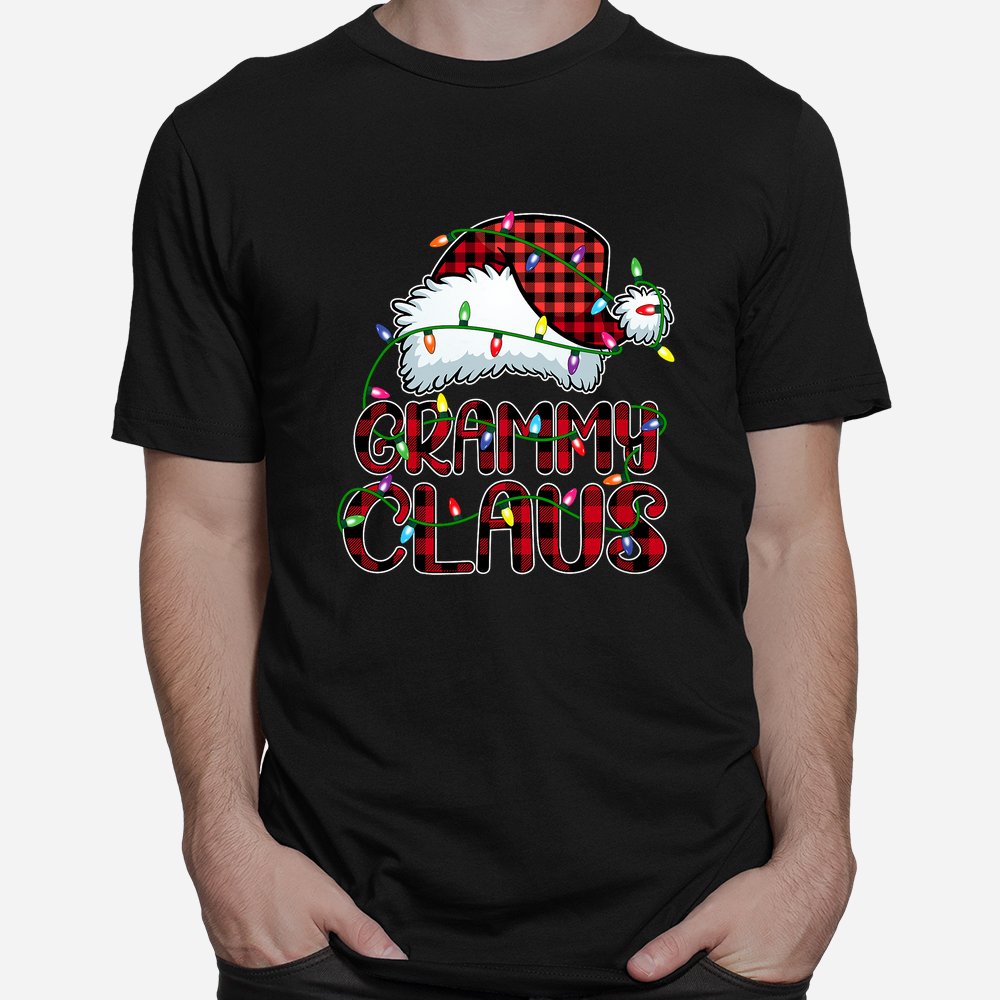 Grammy Claus Christmas Lights Pajama Family Matching Shirt Grammy Claus Christmas Lights Pajama Family Matching Shirt