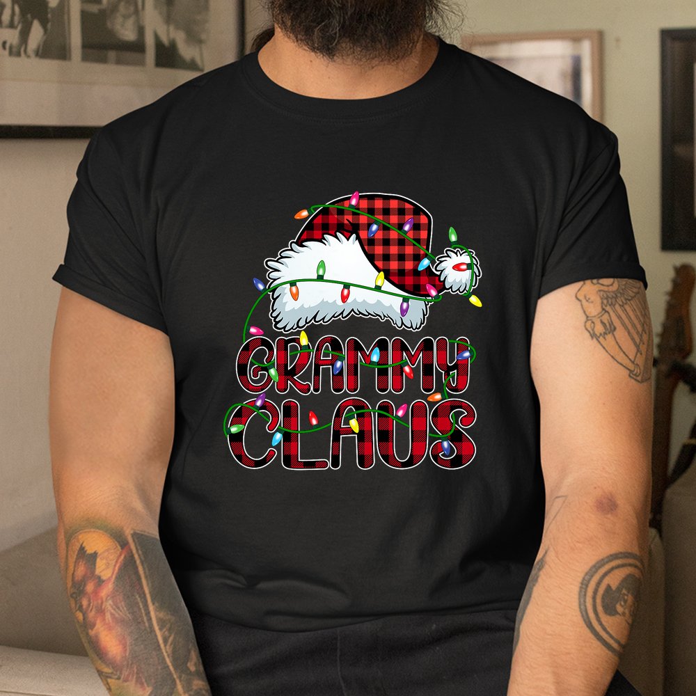 Grammy Claus Christmas Lights Pajama Family Matching Shirt Grammy Claus Christmas Lights Pajama Family Matching Shirt