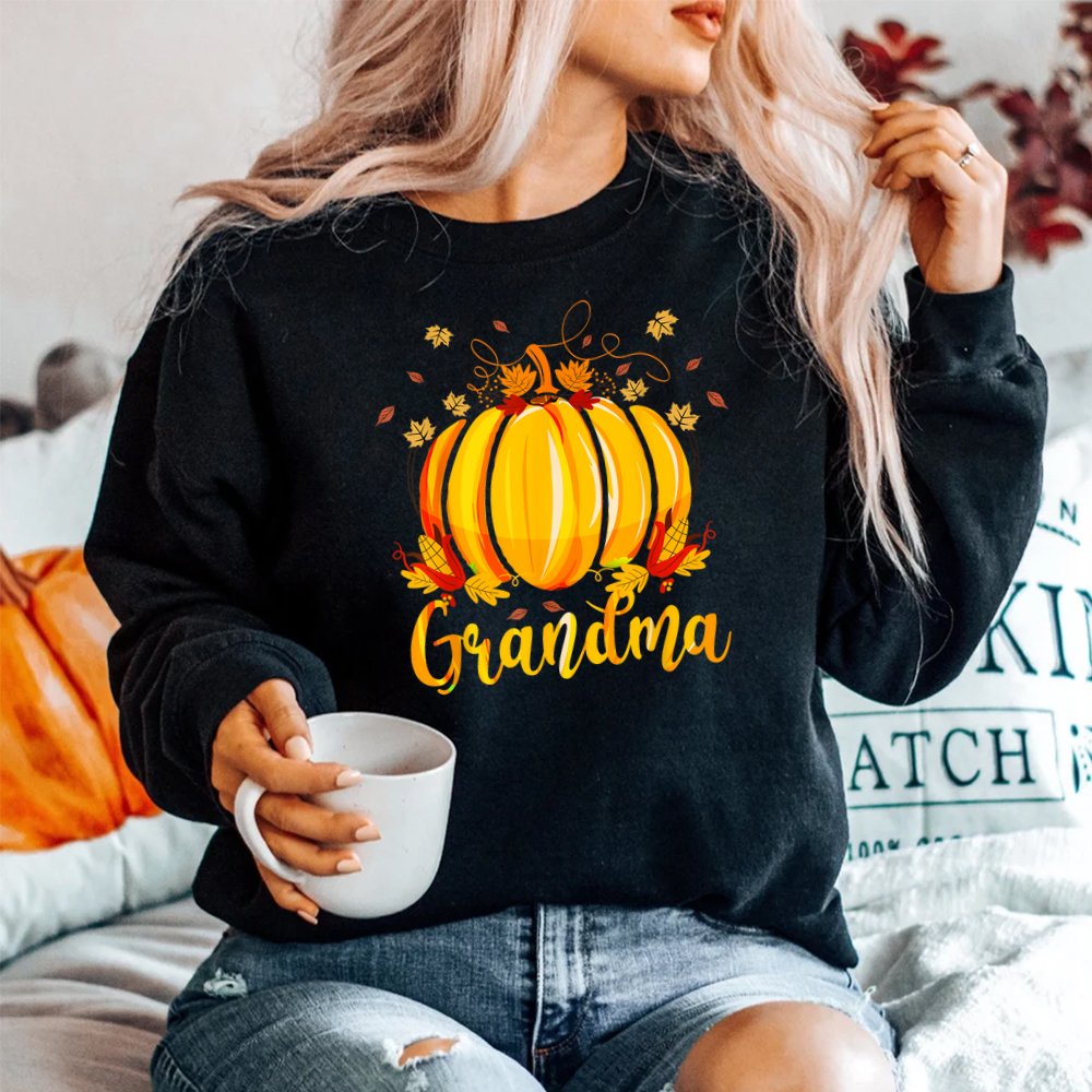 Grandma Pumpkin Cute Halloween Shirt Grandma Pumpkin Cute Halloween Shirt