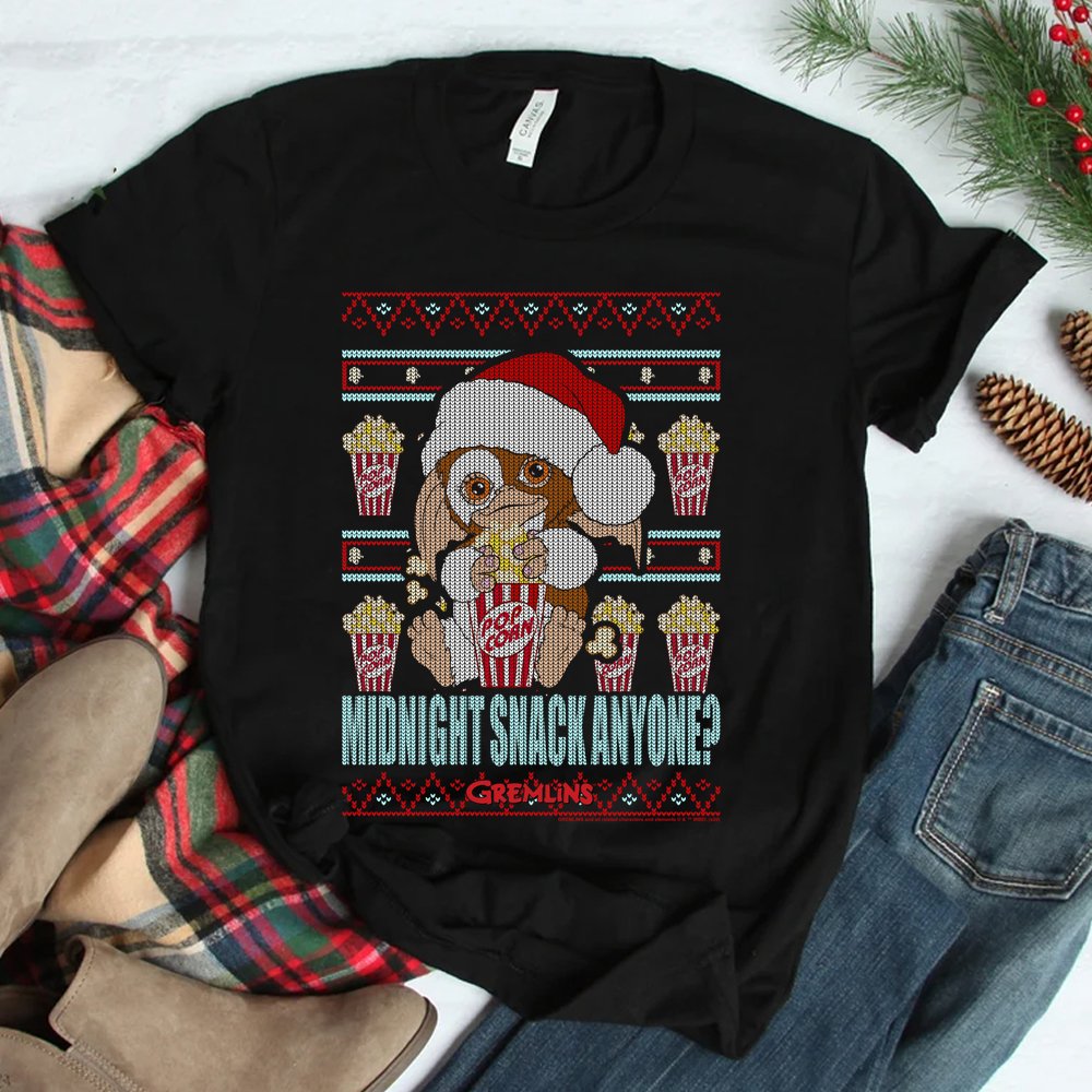 Gremlins Christmas Midnight Snack Anyone Ugly Sweater Shirt Gremlins Christmas Midnight Snack Anyone Ugly Sweater Shirt