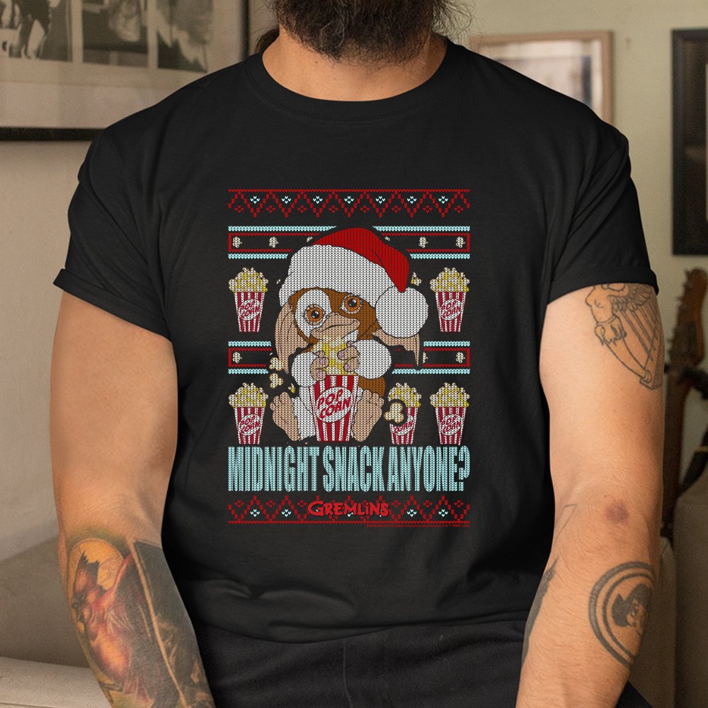 Gremlins Christmas Midnight Snack Anyone Ugly Sweater Shirt Gremlins Christmas Midnight Snack Anyone Ugly Sweater Shirt