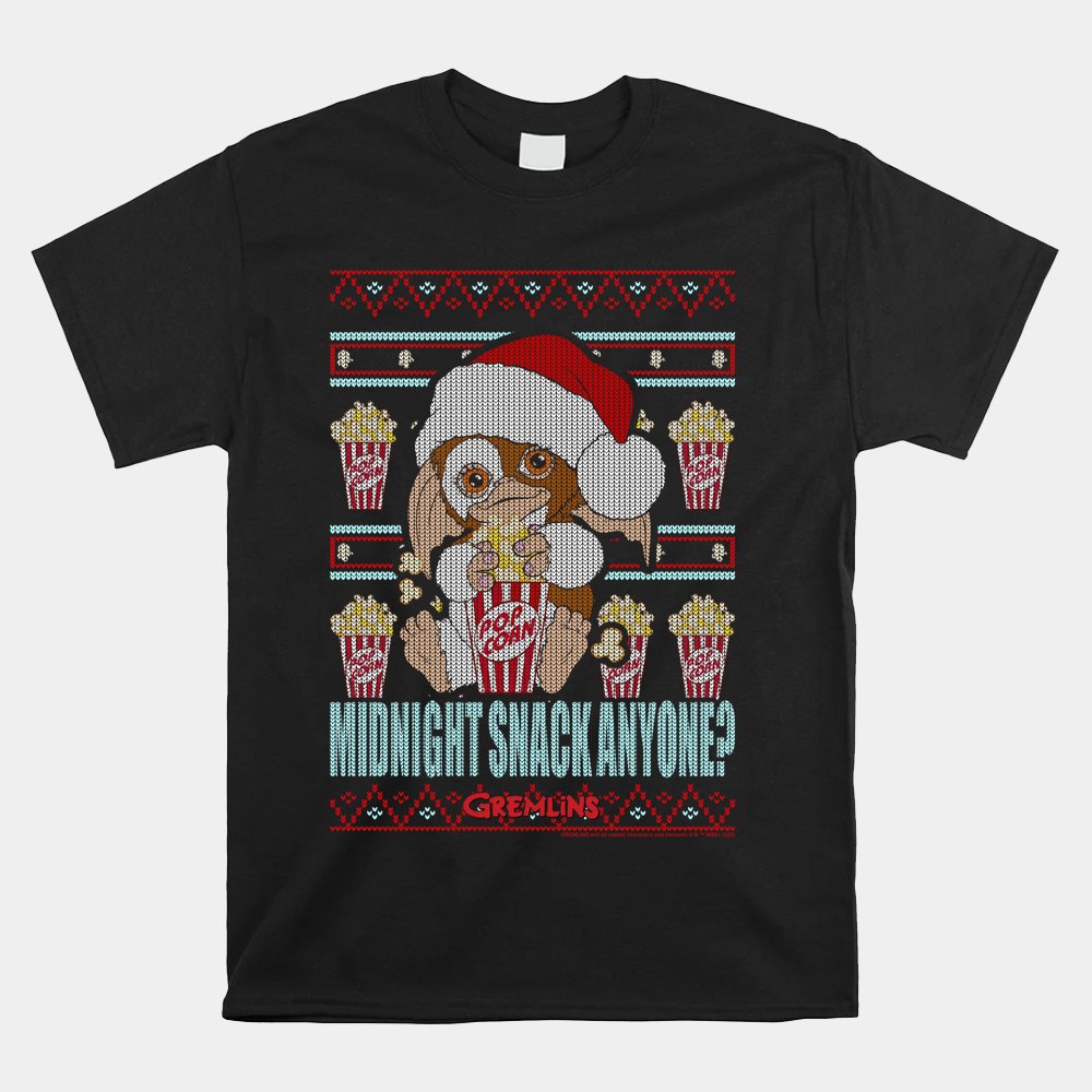 Gremlins Christmas Midnight Snack Anyone Ugly Sweater Shirt Gremlins Christmas Midnight Snack Anyone Ugly Sweater Shirt