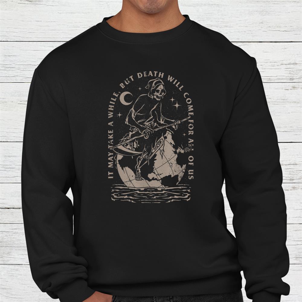 Grim Reaper Death Soul Collector Grunge Gothic Halloween Shirt Grim Reaper Death Soul Collector Grunge Gothic Halloween Shirt