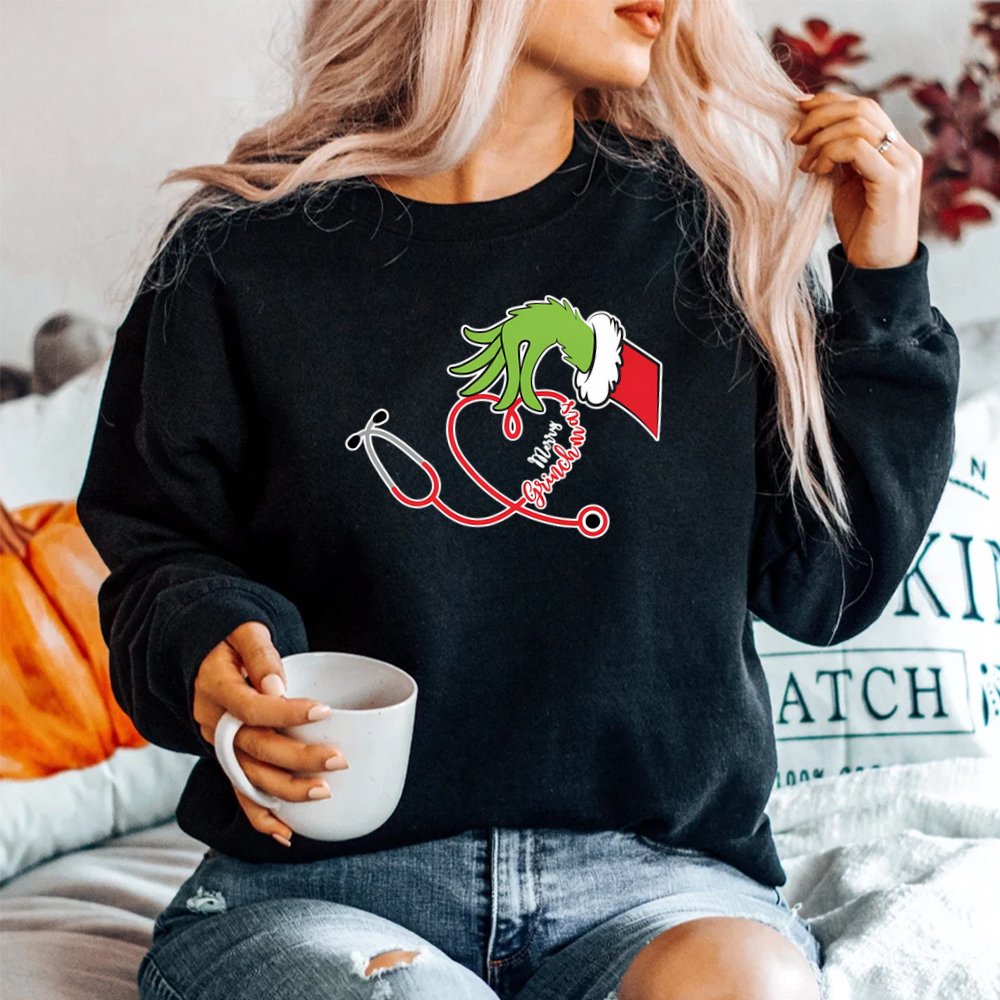 Grinch Nurse Shirt Merry Grinchmas Christmas Nurse Shirt Grinch Nurse Shirt Merry Grinchmas Christmas Nurse Shirt