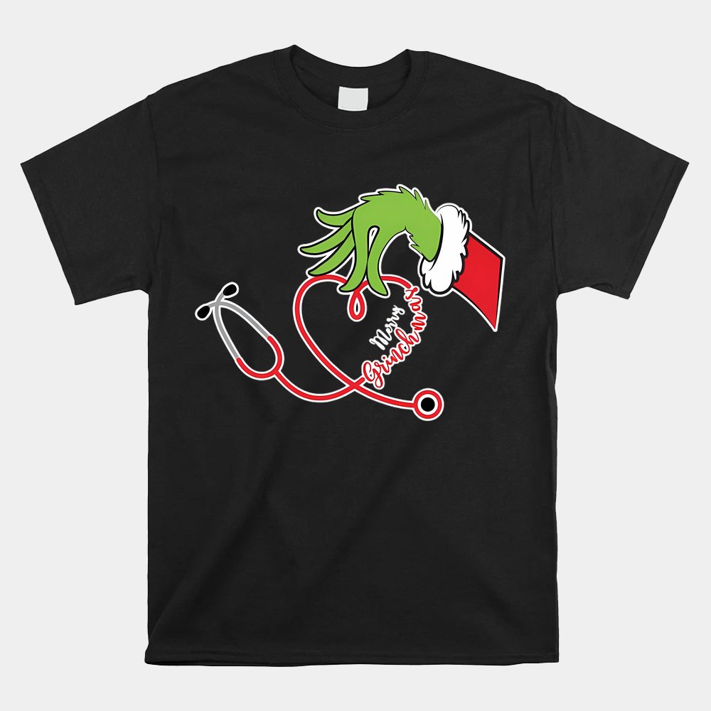 Grinch Nurse Shirt Merry Grinchmas Christmas Nurse Shirt Grinch Nurse Shirt Merry Grinchmas Christmas Nurse Shirt