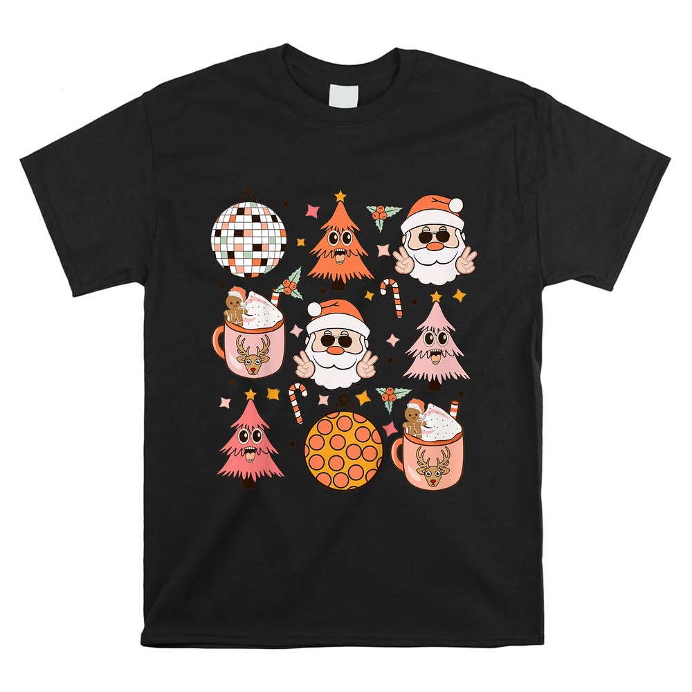 Groovy Christmas With Santa Claus Shirt Groovy Christmas With Santa Claus Shirt