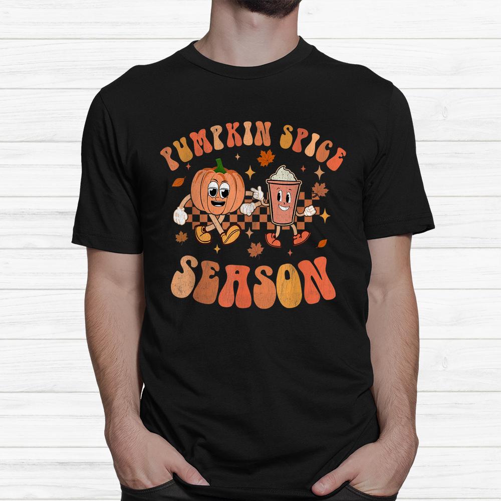 Groovy Halloween Pumpkin Season Spice Fall Autumm Hippie Shirt Groovy Halloween Pumpkin Season Spice Fall Autumm Hippie Shirt
