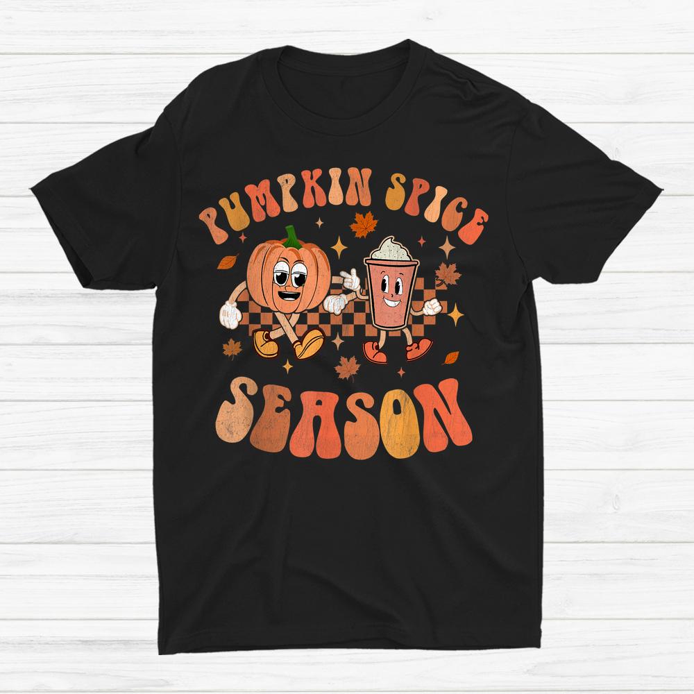 Groovy Halloween Pumpkin Season Spice Fall Autumm Hippie Shirt Groovy Halloween Pumpkin Season Spice Fall Autumm Hippie Shirt
