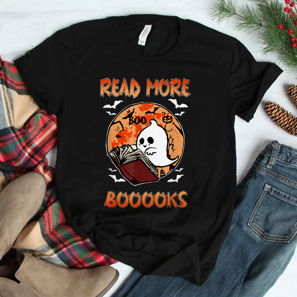 Groovy Halloween Read More Books Shirt Groovy Halloween Read More Books Shirt