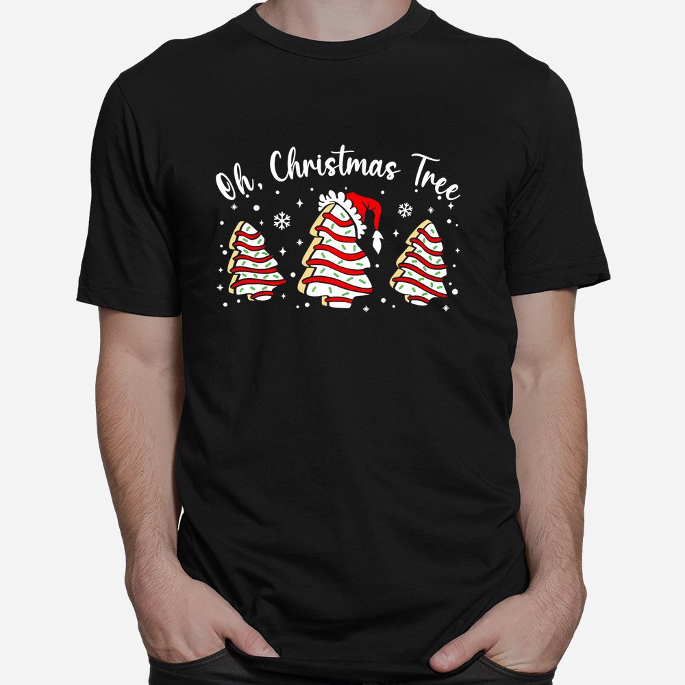 Groovy Oh Christmas Tree Cakes Debbie Becky Jen Cake Shirt Groovy Oh Christmas Tree Cakes Debbie Becky Jen Cake Shirt