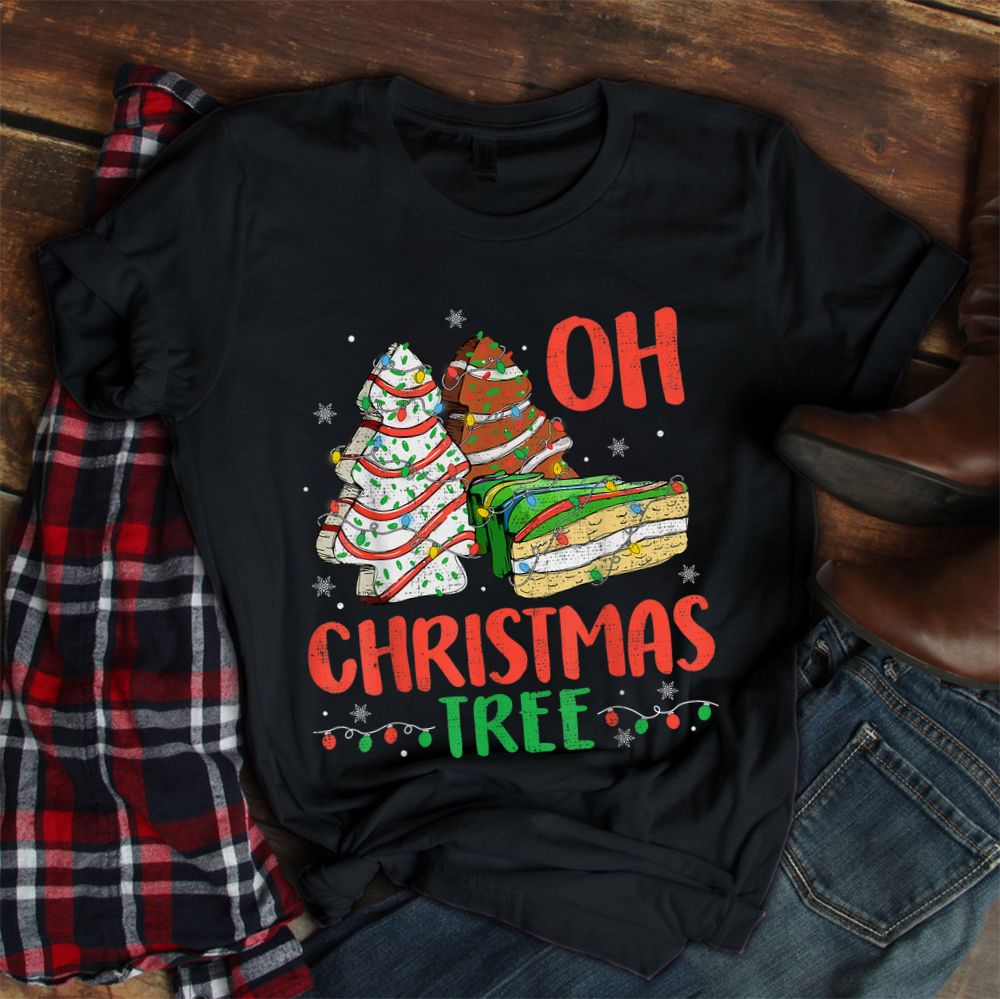 Groovy Oh Christmas Tree Cakes Shirt Groovy Oh Christmas Tree Cakes Shirt