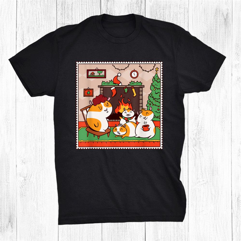 Guinea Pig Christmas Hamster Long Hair Shirt Guinea Pig Christmas Hamster Long Hair Shirt