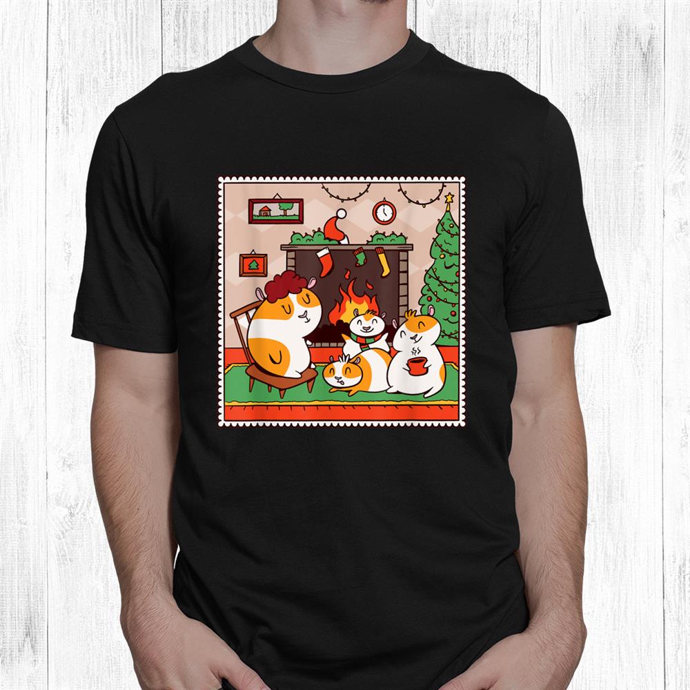 Guinea Pig Christmas Hamster Long Hair Shirt Guinea Pig Christmas Hamster Long Hair Shirt
