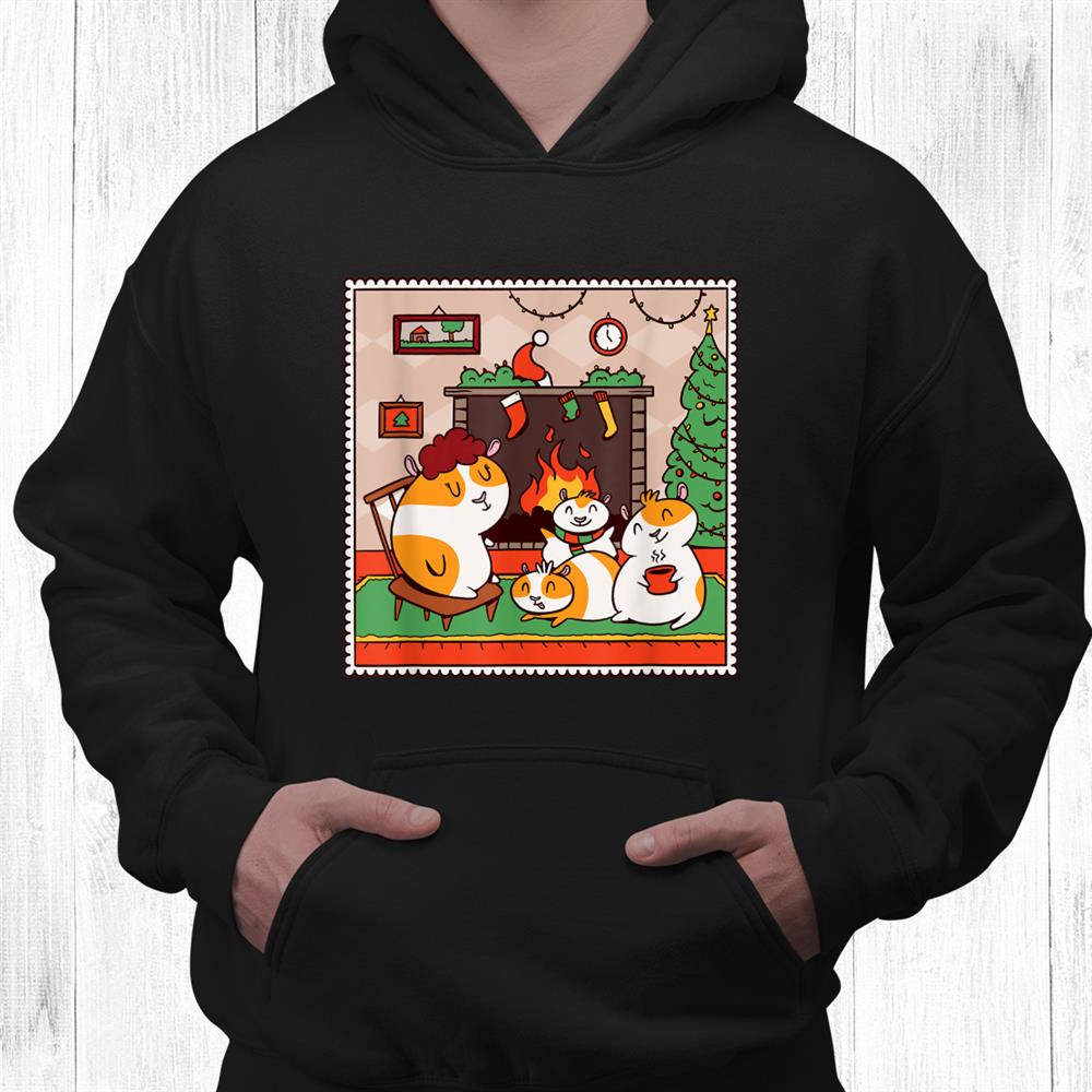 Guinea Pig Christmas Hamster Long Hair Shirt Guinea Pig Christmas Hamster Long Hair Shirt
