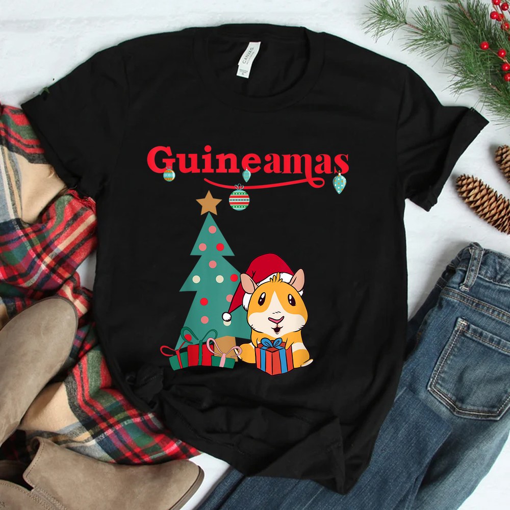 Guinea Pig Cute Funny Christmas Tree Shirt Guinea Pig Cute Funny Christmas Tree Shirt