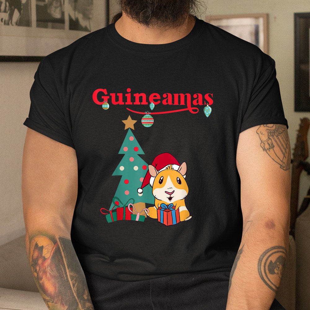 Guinea Pig Cute Funny Christmas Tree Shirt Guinea Pig Cute Funny Christmas Tree Shirt