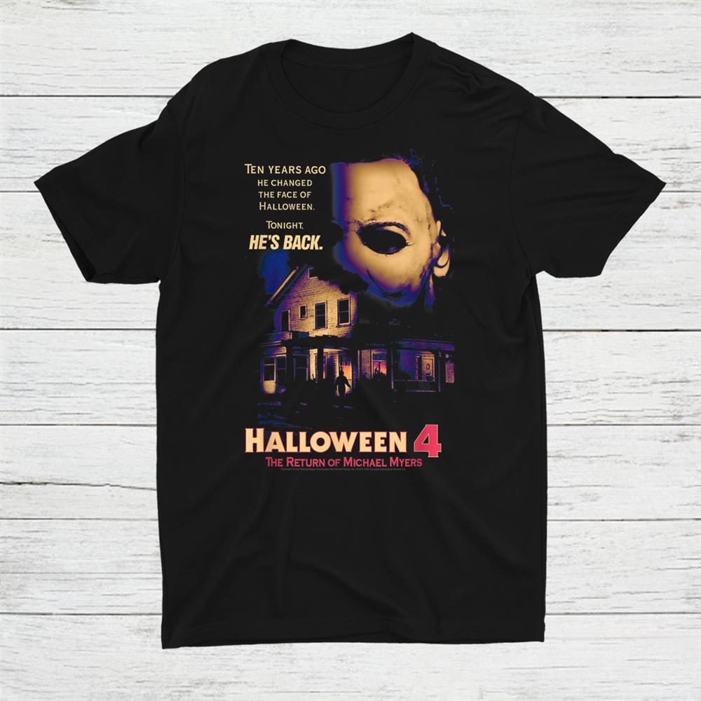 Halloween 4 House And Mask Shirt Halloween 4 House And Mask Shirt