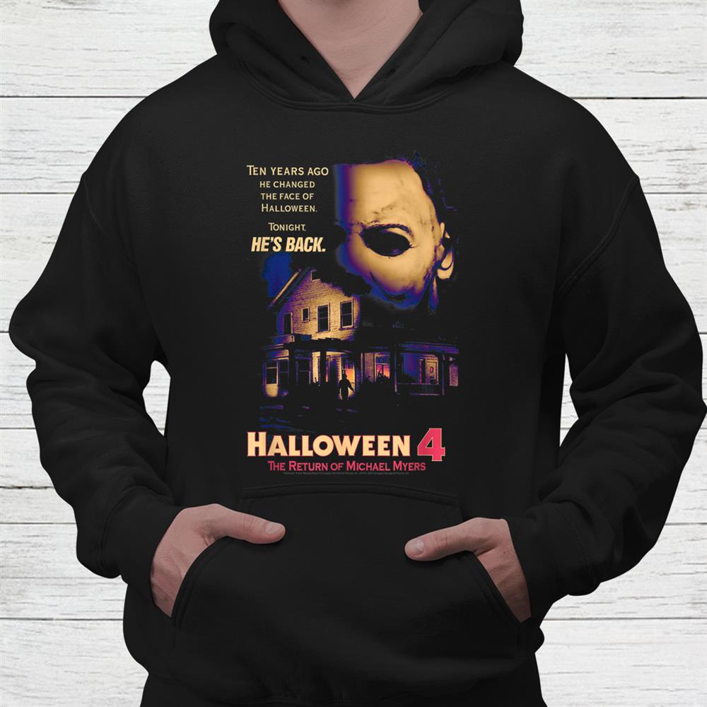 Halloween 4 House And Mask Shirt Halloween 4 House And Mask Shirt