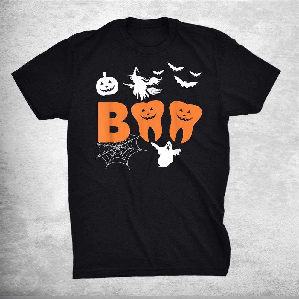 Halloween Boo Spooky Dentist Carved Pumpkin Teeth Love Shirt Halloween Boo Spooky Dentist Carved Pumpkin Teeth Love Shirt