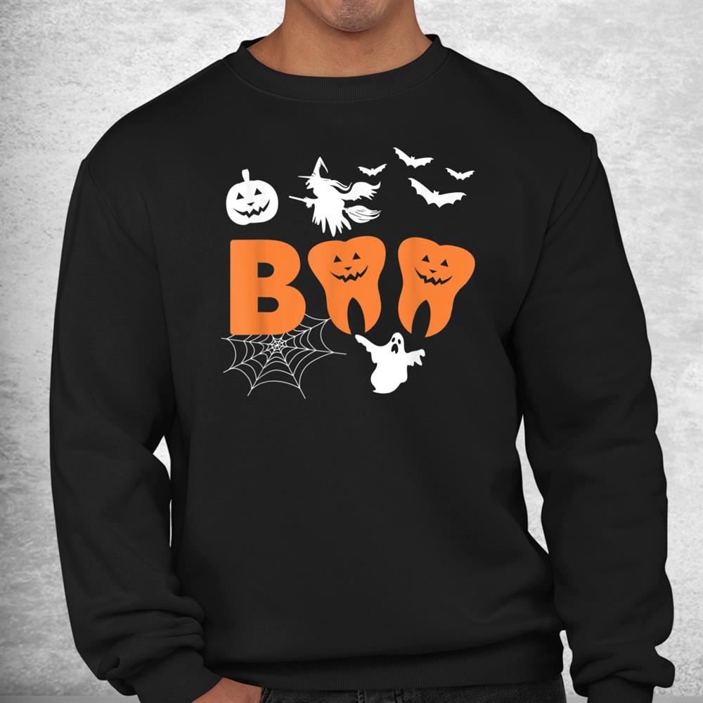 Halloween Boo Spooky Dentist Carved Pumpkin Teeth Love Shirt Halloween Boo Spooky Dentist Carved Pumpkin Teeth Love Shirt