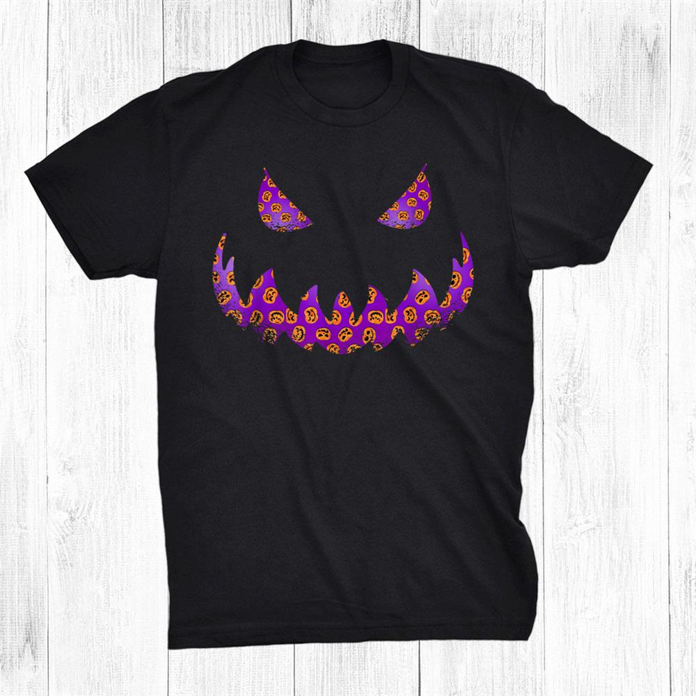 Halloween Cute Pumpkin Pattern Jack O Lantern Halloween Shirt Halloween Cute Pumpkin Pattern Jack O Lantern Halloween Shirt