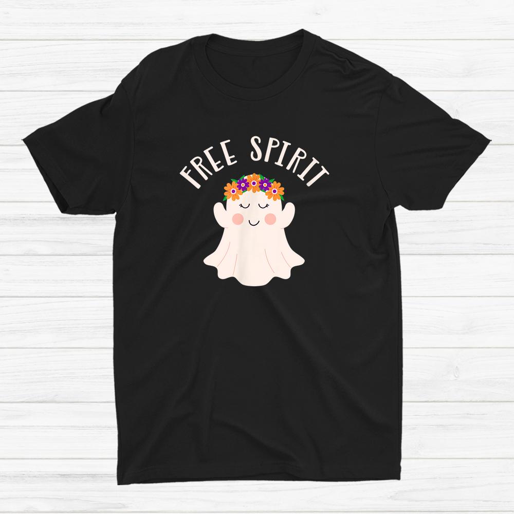 Halloween Free Spirit Hippie Inspired Ghost Shirt Halloween Free Spirit Hippie Inspired Ghost Shirt