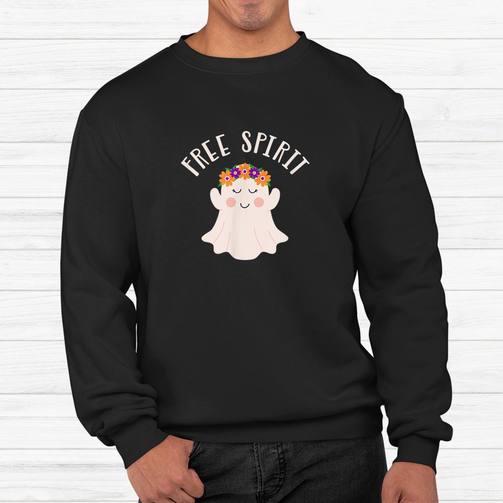 Halloween Free Spirit Hippie Inspired Ghost Shirt Halloween Free Spirit Hippie Inspired Ghost Shirt